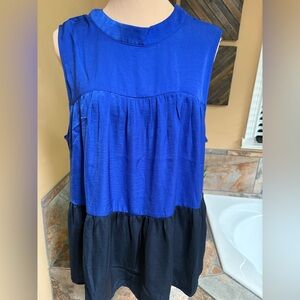 Banana Republic Women's Tiered Summer Tunic Top XL NWT